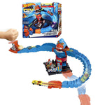 هوت ويلز لعبه حطام المدينة هجوم الغوريلا مركبات مع مسار HotWheels