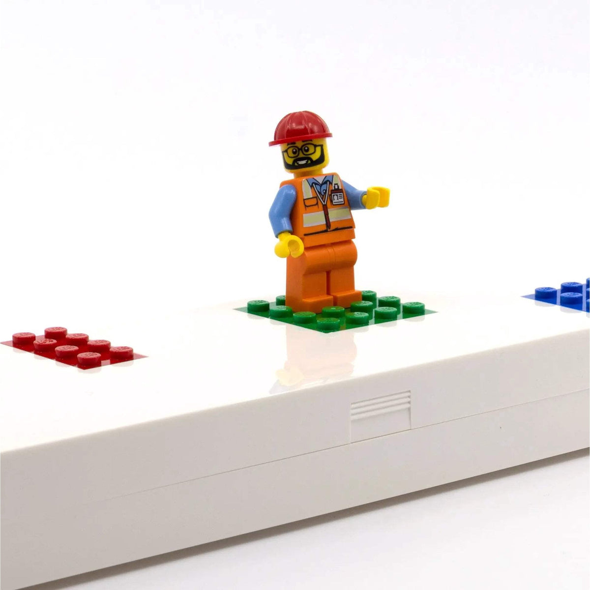 ليجو اي كيو علبة أقلام رصاص مكعبات التركيب LEGO