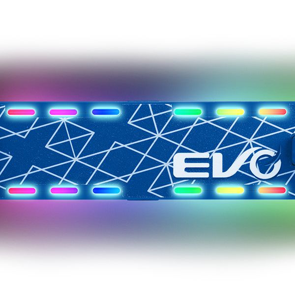 ايفو سكوتر بضوء فلاش بعجلتين ازرق سكوتر عجلتين EVO