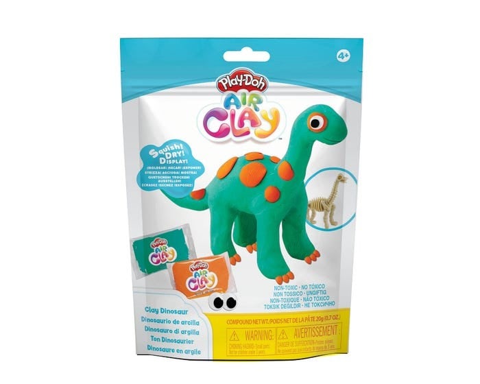 صلصال الدينصورات اشكال متنوعه من بلي دو الصلصال والمعجون Play-Doh