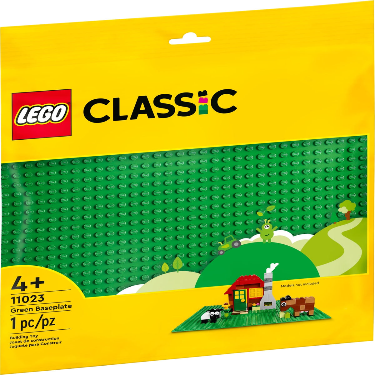 ليجو 11023 كلاسيك لوح أساس كلاسيكي أخضر مكعبات التركيب LEGO