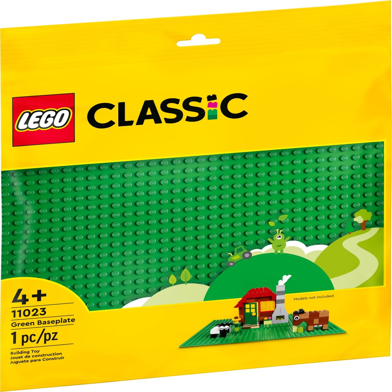 ليجو 11023 كلاسيك لوح أساس كلاسيكي أخضر مكعبات التركيب LEGO