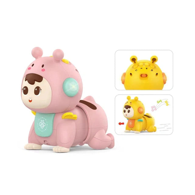 هوانجر الطفل الزحف مع موسيقى وردي مواليد تفاعلي HUANGER