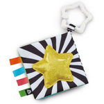 التعليم المبكر كتاب حسي بالأبيض والأسود مواليد تفاعلي ELC