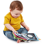 التعليم المبكر كتاب حسي بالأبيض والأسود مواليد تفاعلي ELC