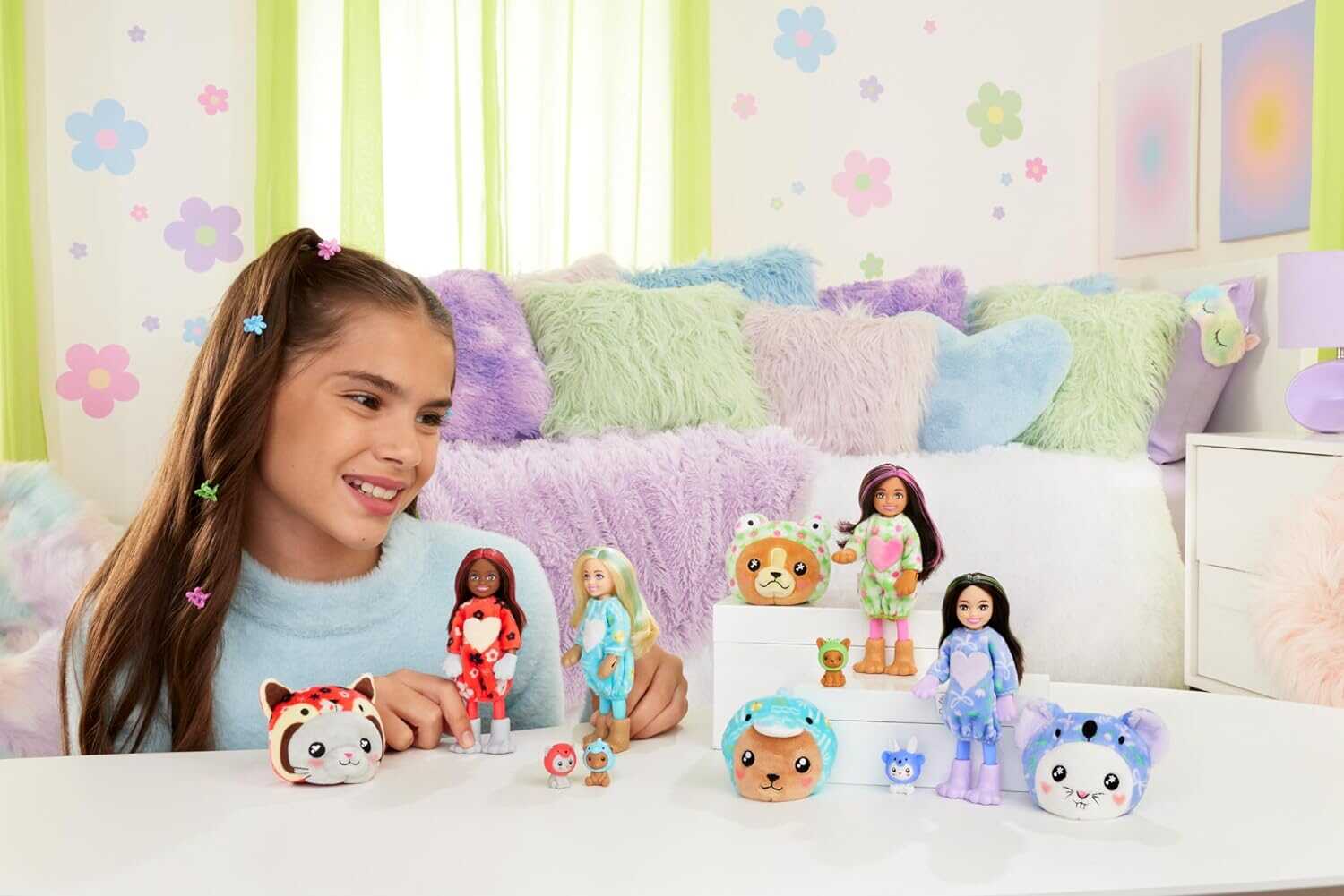 باربي دمية تشيلسي الصغيرة وملحقاتها كيوتي ريفيل دمية مع اكسسوارات Barbie