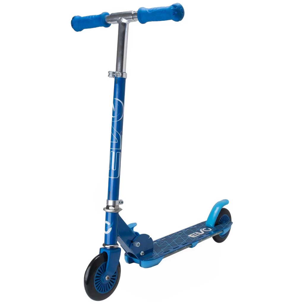 ايفو سكوتر بضوء فلاش بعجلتين ازرق سكوتر عجلتين EVO