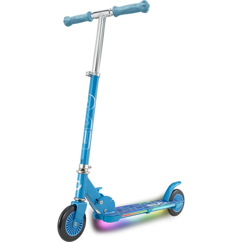 ايفو سكوتر ازرق بضوء فلاش بعجلتين سكوتر عجلتين EVO
