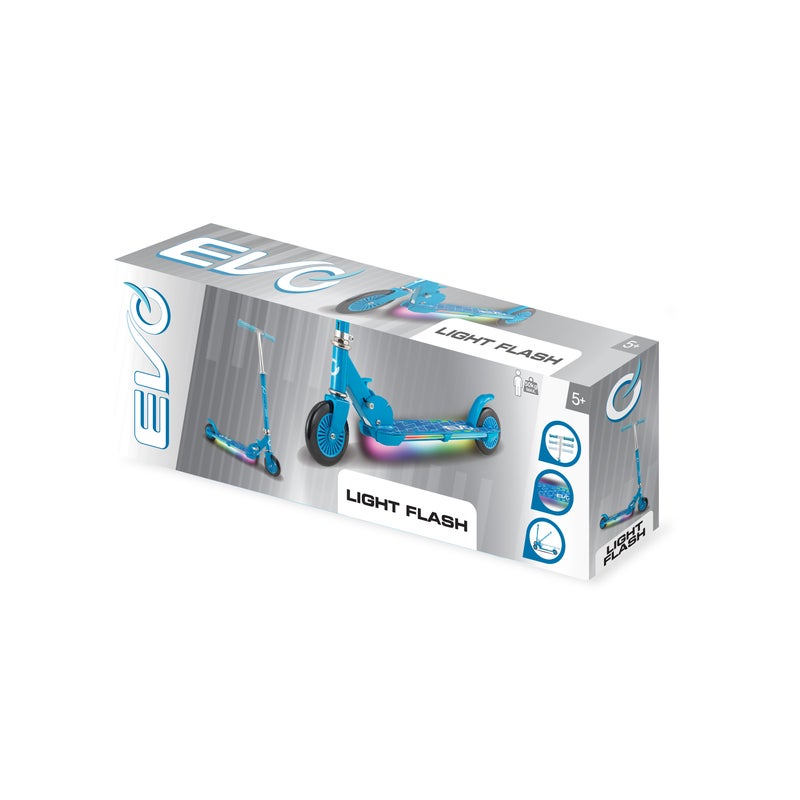ايفو سكوتر ازرق بضوء فلاش بعجلتين سكوتر عجلتين EVO