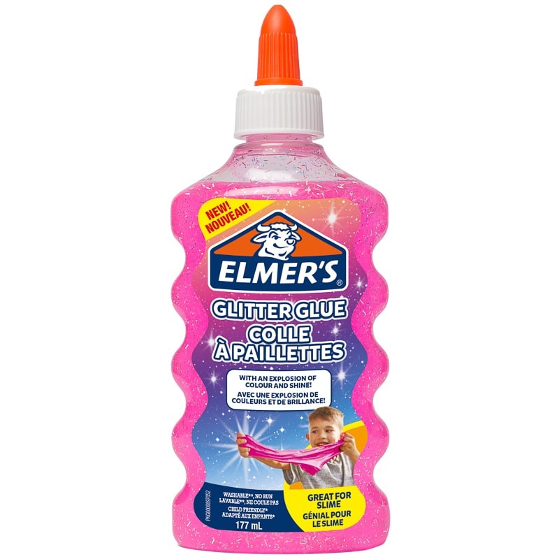سلايم غراء وردي لامع 177 ملم من ايلميرز سلايم Elmer's