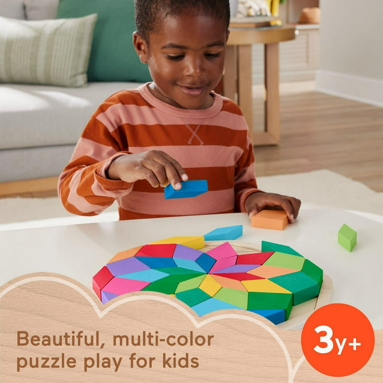 فيشر برايس بزل ماندالا هندسي الخشبي العاب البزل Fisher-Price