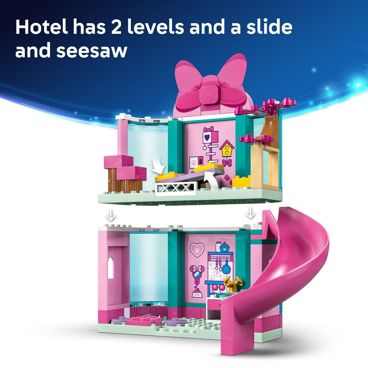 ليجو 43274 ديزني فندق الحيوانات الأليفة مكعبات التركيب LEGO