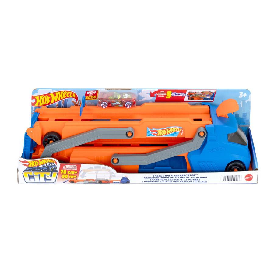 هوت ويلز شاحنة نقل مع مسار مركبات مع مسار HotWheels