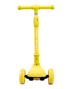 تايني ويل سكوتر أصفر 3 كفرات قابل للطي سكوتر 3 عجلات Tiny Wheel