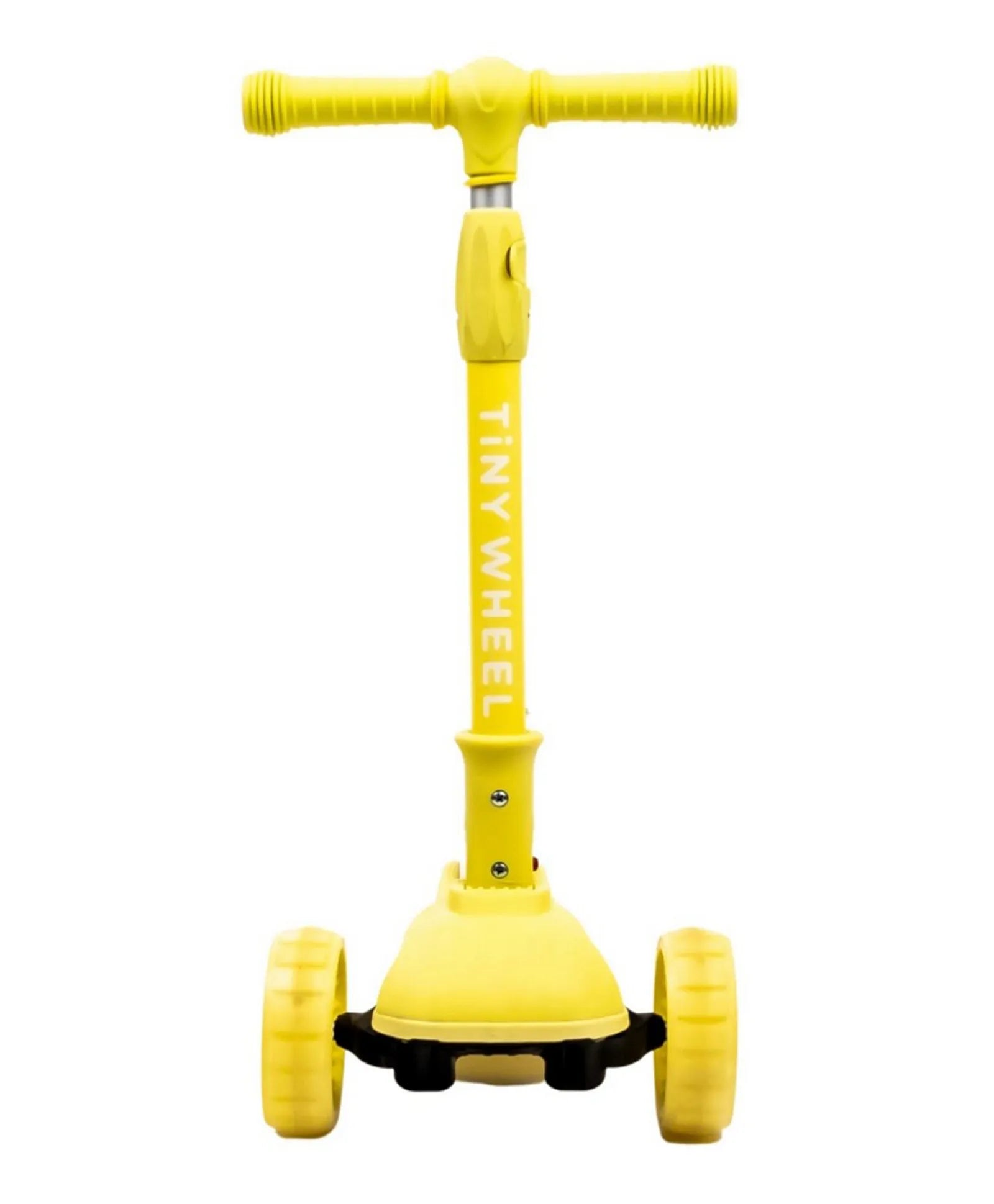 تايني ويل سكوتر أصفر 3 كفرات قابل للطي سكوتر 3 عجلات Tiny Wheel