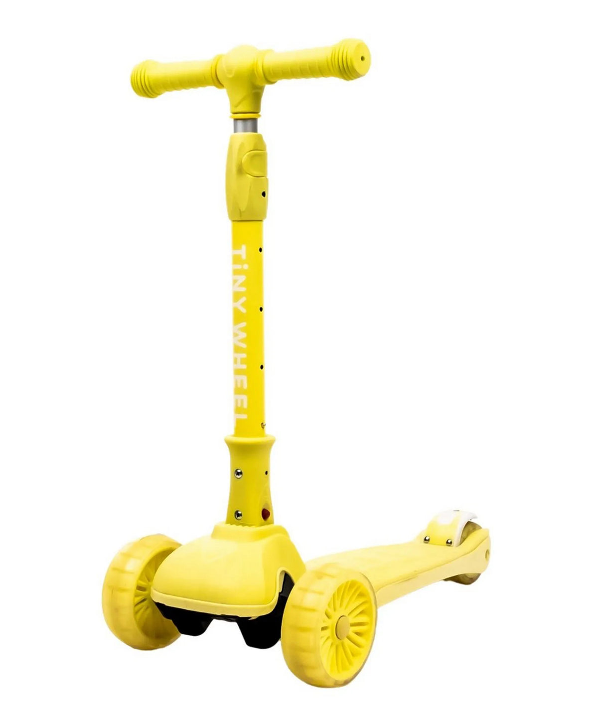 تايني ويل سكوتر أصفر 3 كفرات قابل للطي سكوتر 3 عجلات Tiny Wheel