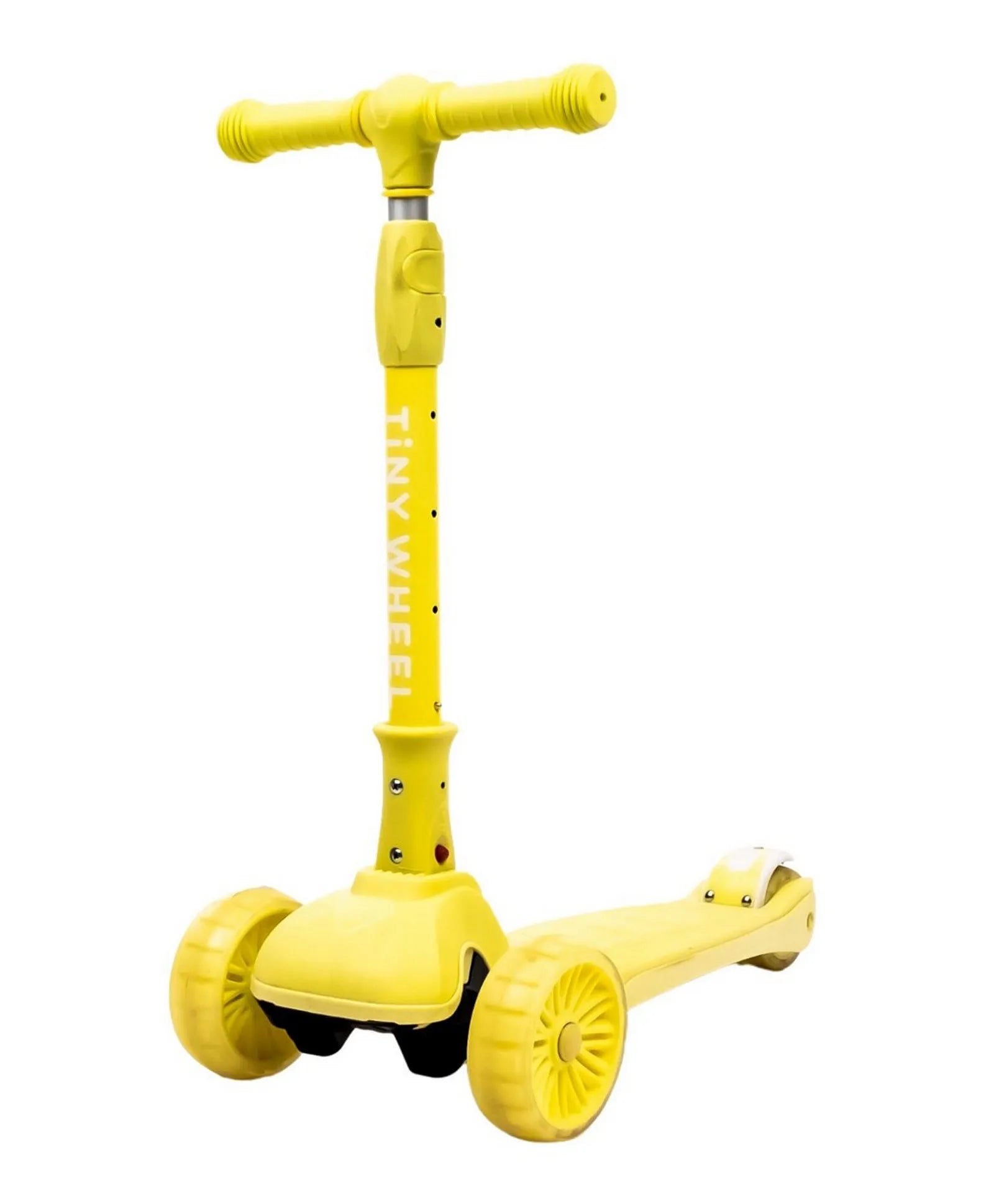 تايني ويل سكوتر أصفر 3 كفرات قابل للطي سكوتر 3 عجلات Tiny Wheel