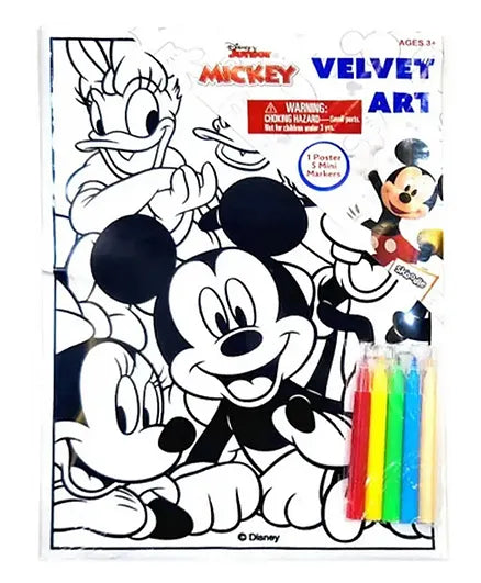 سكودل ملصق فني مخملي مع أقلام تلوين صغيرة رسم و تلوين Skoodle