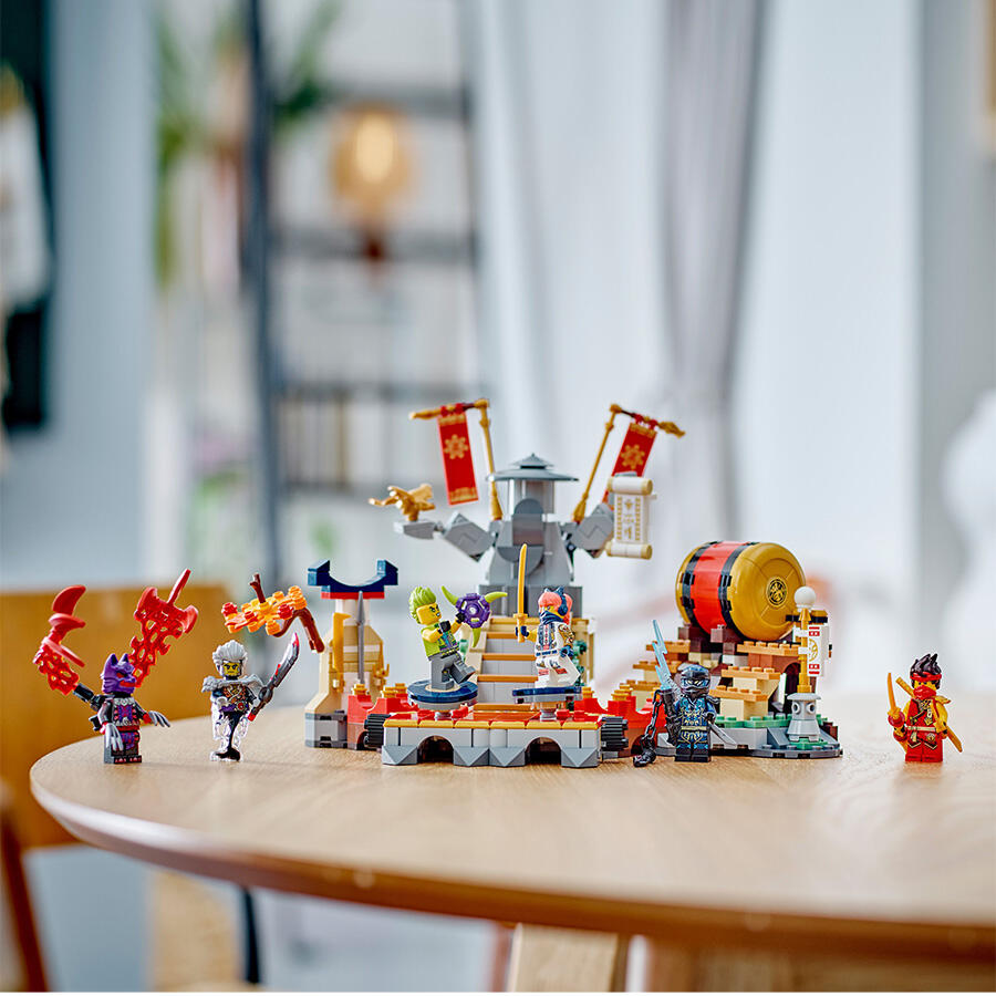ليجو نينجاغو لعبة بطولة باتل أرينا مكعبات التركيب LEGO