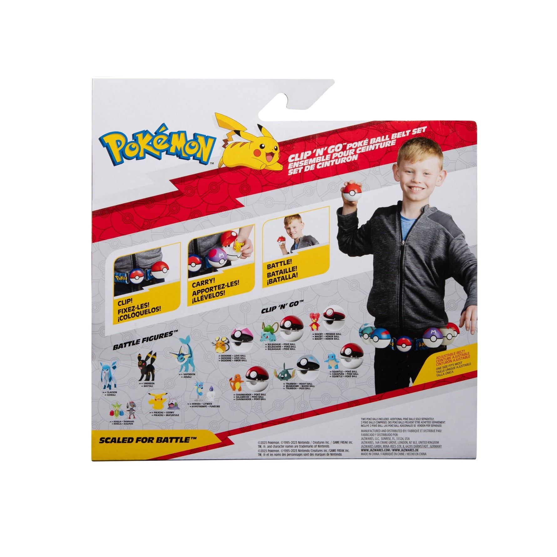بوكيمون كليب آند جو كرة بوكيمون مع بيكاتشو شخصيات كرتونية Pokemon