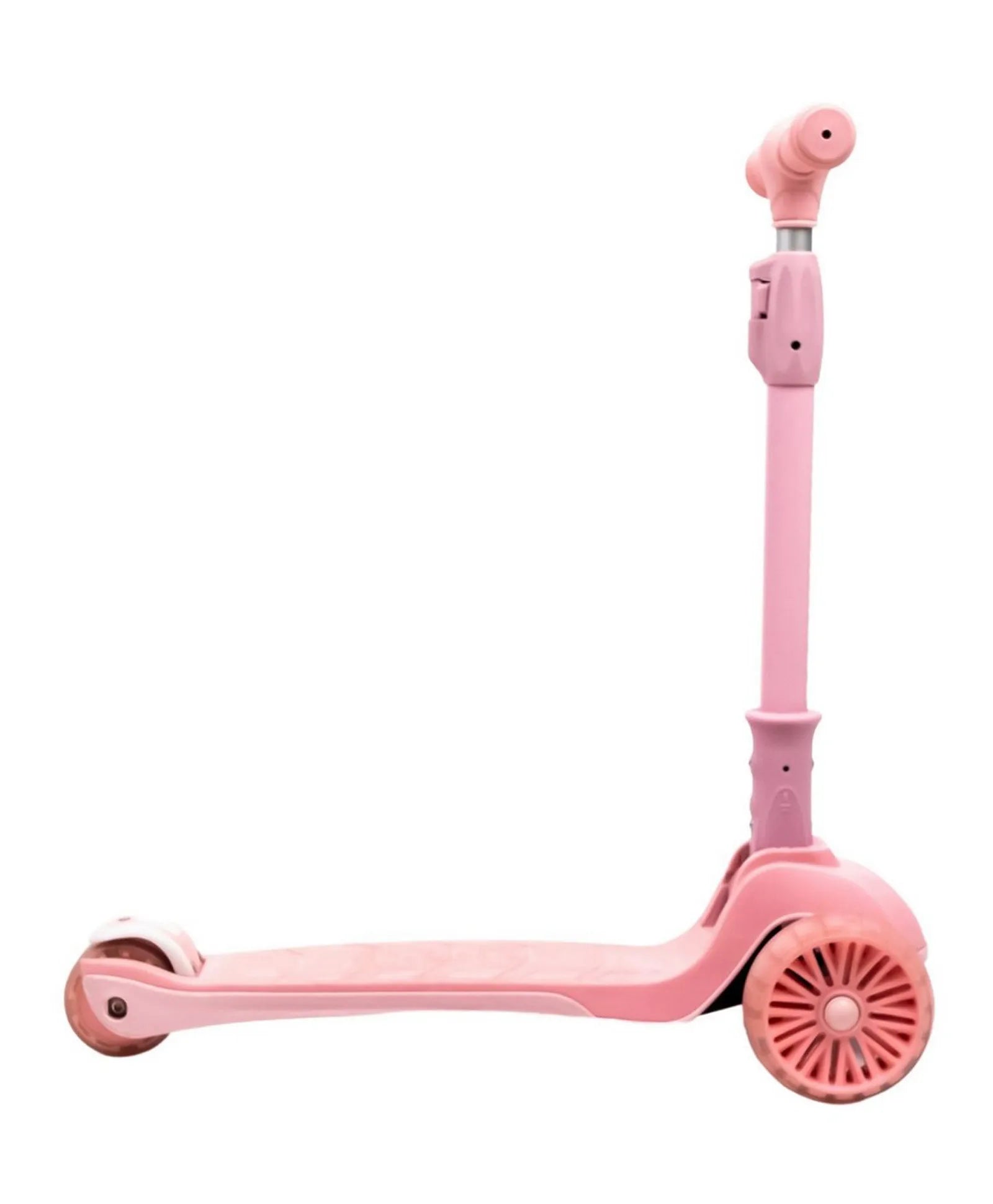 تايني ويل سكوتر وردي فاتح 3 كفرات قابل للطي سكوتر 3 عجلات Tiny Wheel