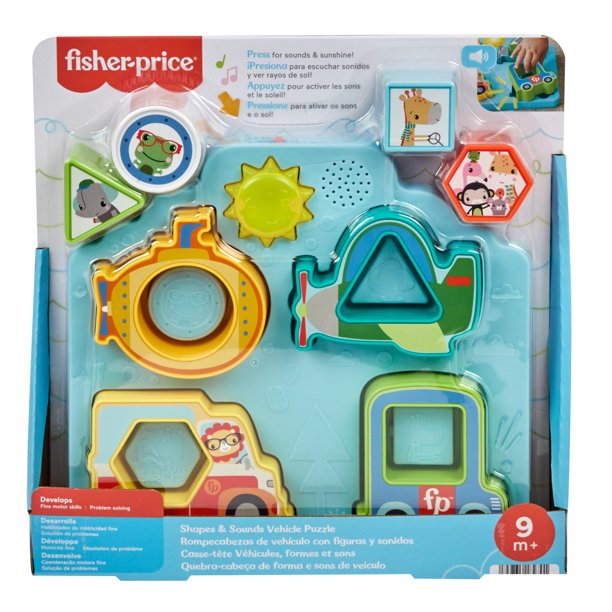 فيشر برايس بازل سيارة باشكال واصوات مواليد تفاعلي Fisher-Price