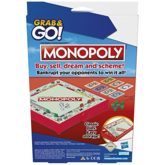 لعبة مونوبولي جراب آند جو الكلاسيكية العاب لوحية Monopoly