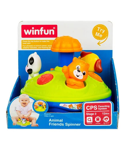 وين فن سبينر أصدقاء الحيوانات مواليد تفاعلي WinFun