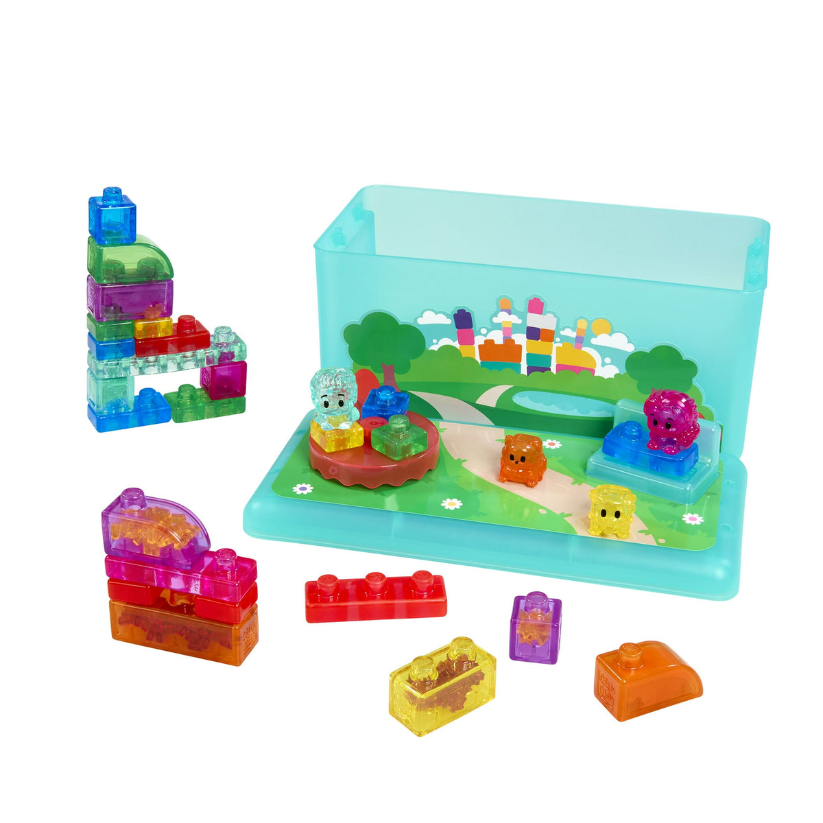 جيلي بلوكس مكعبات البناء 30 قطعة مكعبات التركيب Jelly Blox