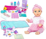 بيبي امورا العناية مع دمية 37 سم دمى المواليد Baby Amoura
