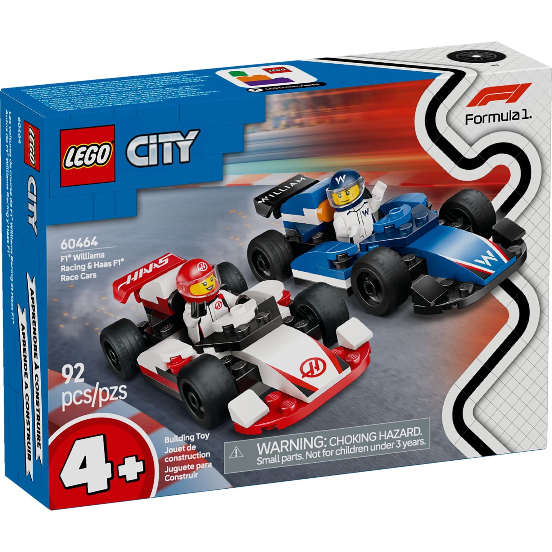 ليجو 60464 سيتي سيارات سباق فورمولا مكعبات التركيب LEGO