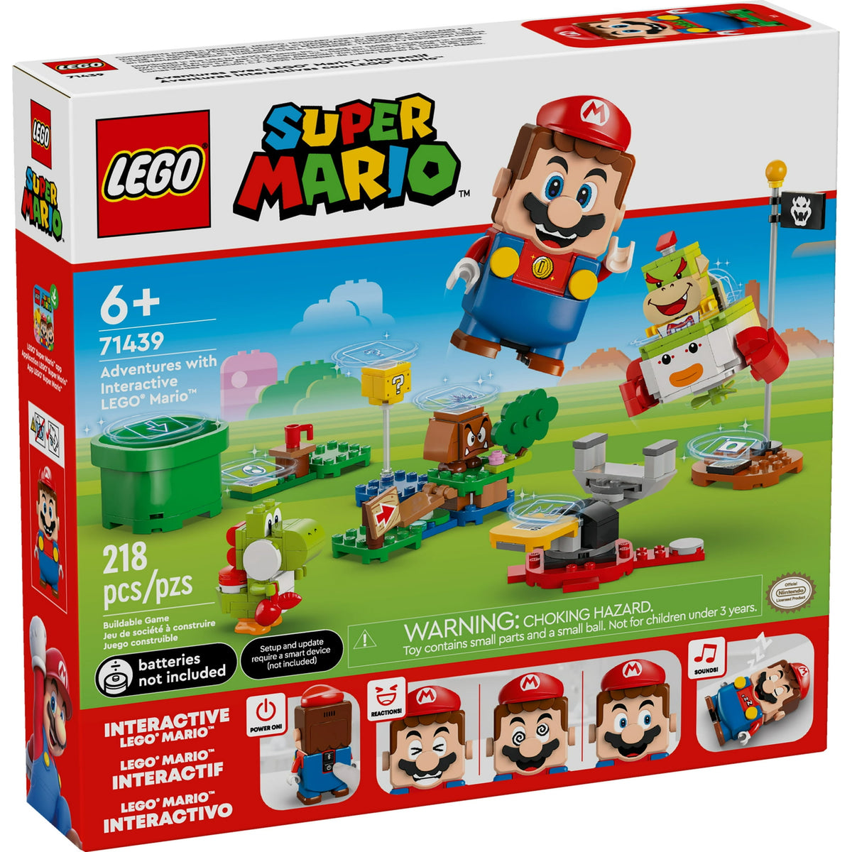 ليجو 71439 سوبر ماريو مغامرات ماريو التفاعلية مكعبات التركيب LEGO