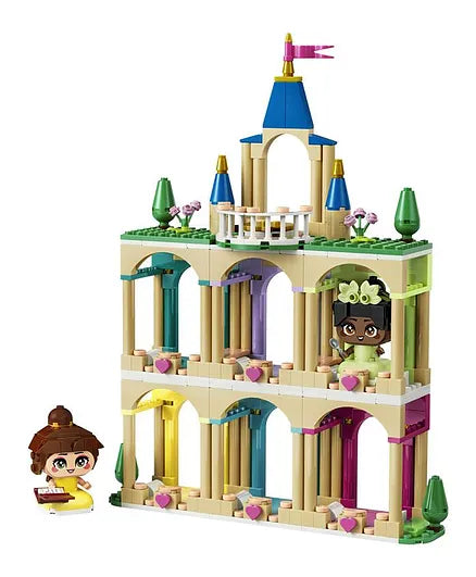 ليجو 43267 ديزني قلعة بيل وتيانا مكعبات التركيب LEGO