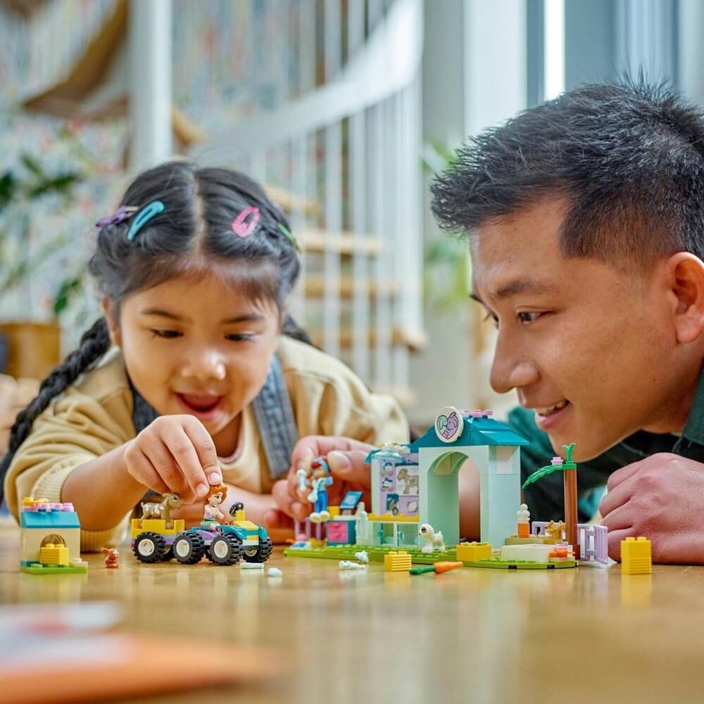ليجو مكعبات بناء العيادة البيطرية مكعبات التركيب LEGO