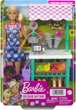 باربي دمية فارم فريش ماركت دمية مع اكسسوارات Barbie