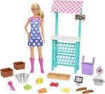 باربي دمية فارم فريش ماركت دمية مع اكسسوارات Barbie