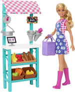 باربي دمية فارم فريش ماركت دمية مع اكسسوارات Barbie