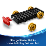 ليجو 43264 ديزني سيارة السباق وقطار الاحتفال مكعبات التركيب LEGO