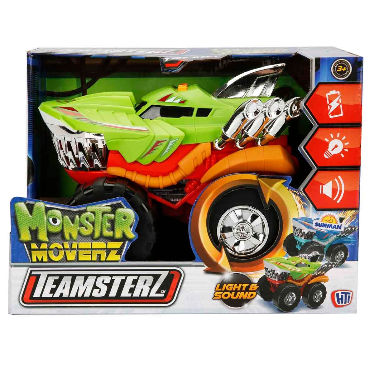 تيمسترز سيارة مونستر موفريز مع اضوء واصوت الون متنوعه المركبات المتنوعه Teamsterz