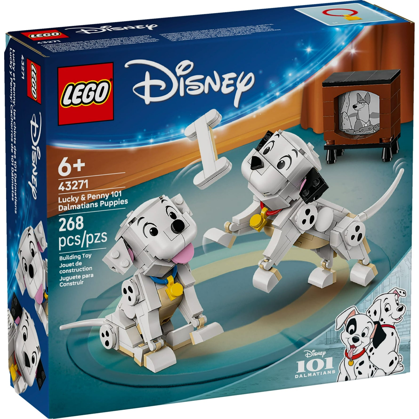ليجو 43271 ديزني لاكي بيني جرو مرقش مكعبات التركيب LEGO