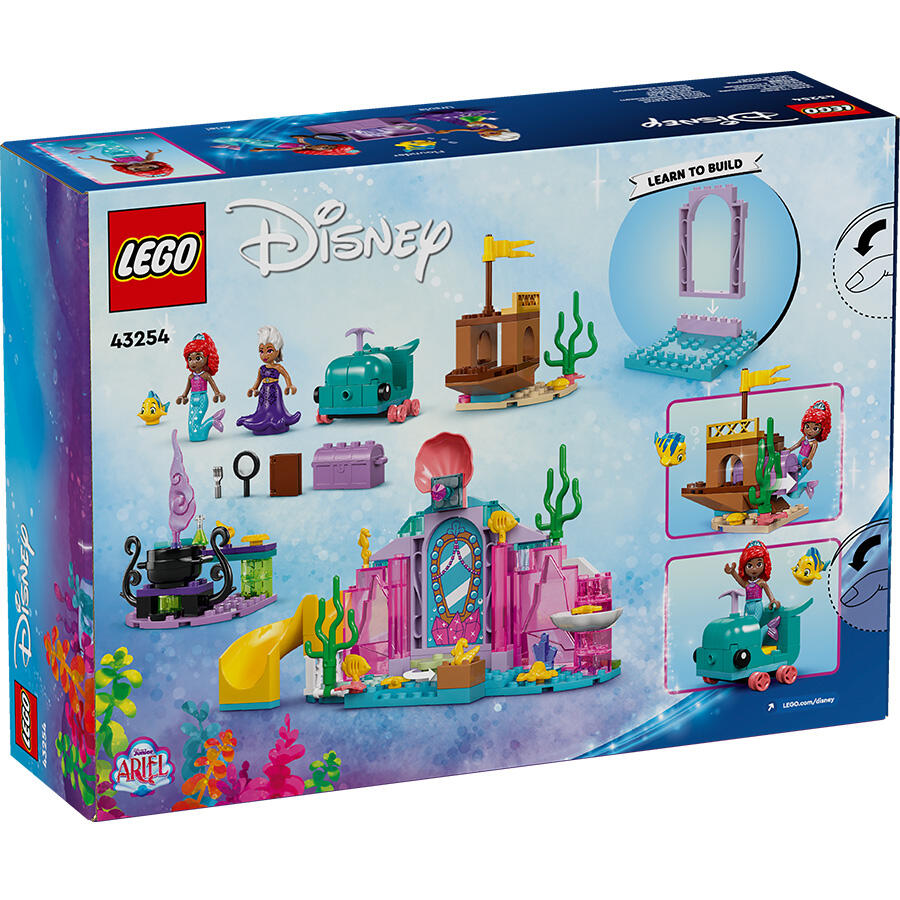 ليجو ديزني لعبة كريستال كافيرن لحورية البحر اريال مكعبات التركيب LEGO