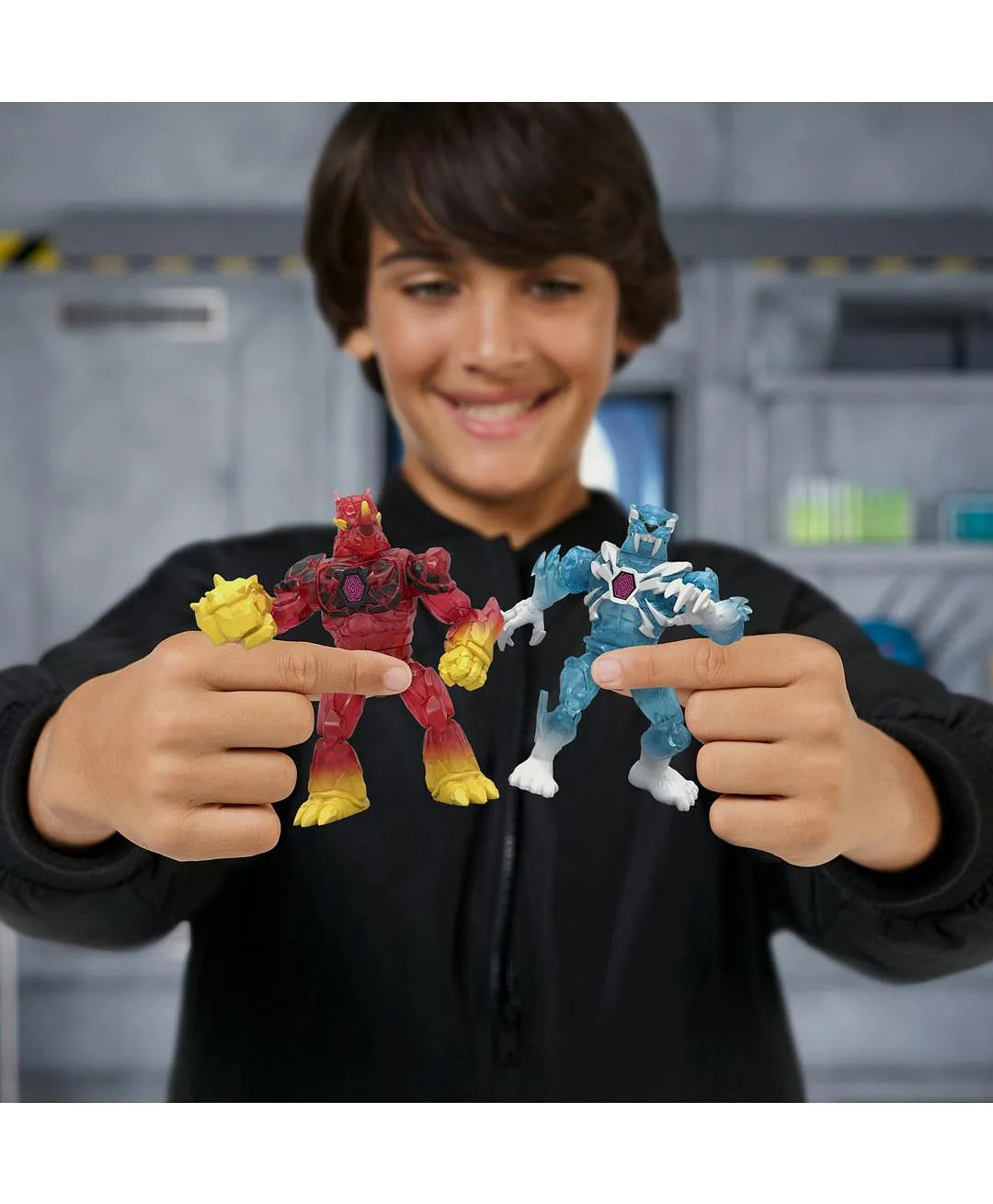 مستر بيست لاب مجسم هجين النار والجليد مجسمات الحيوانات MrBeast Lab