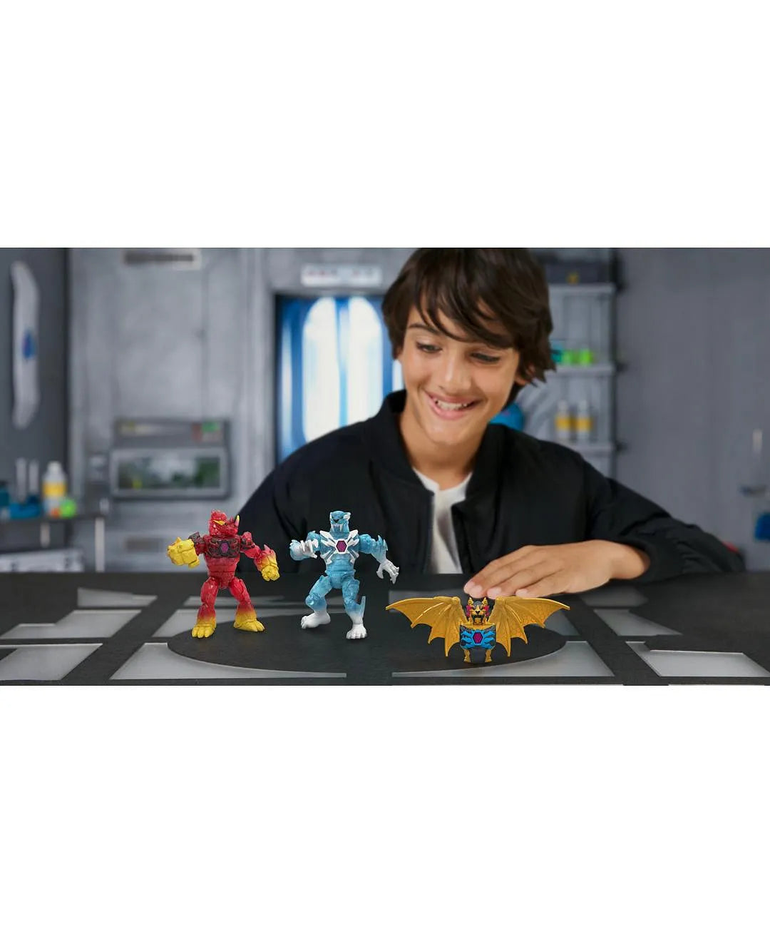 مستر بيست لاب مجسم هجين النار والجليد مجسمات الحيوانات MrBeast Lab