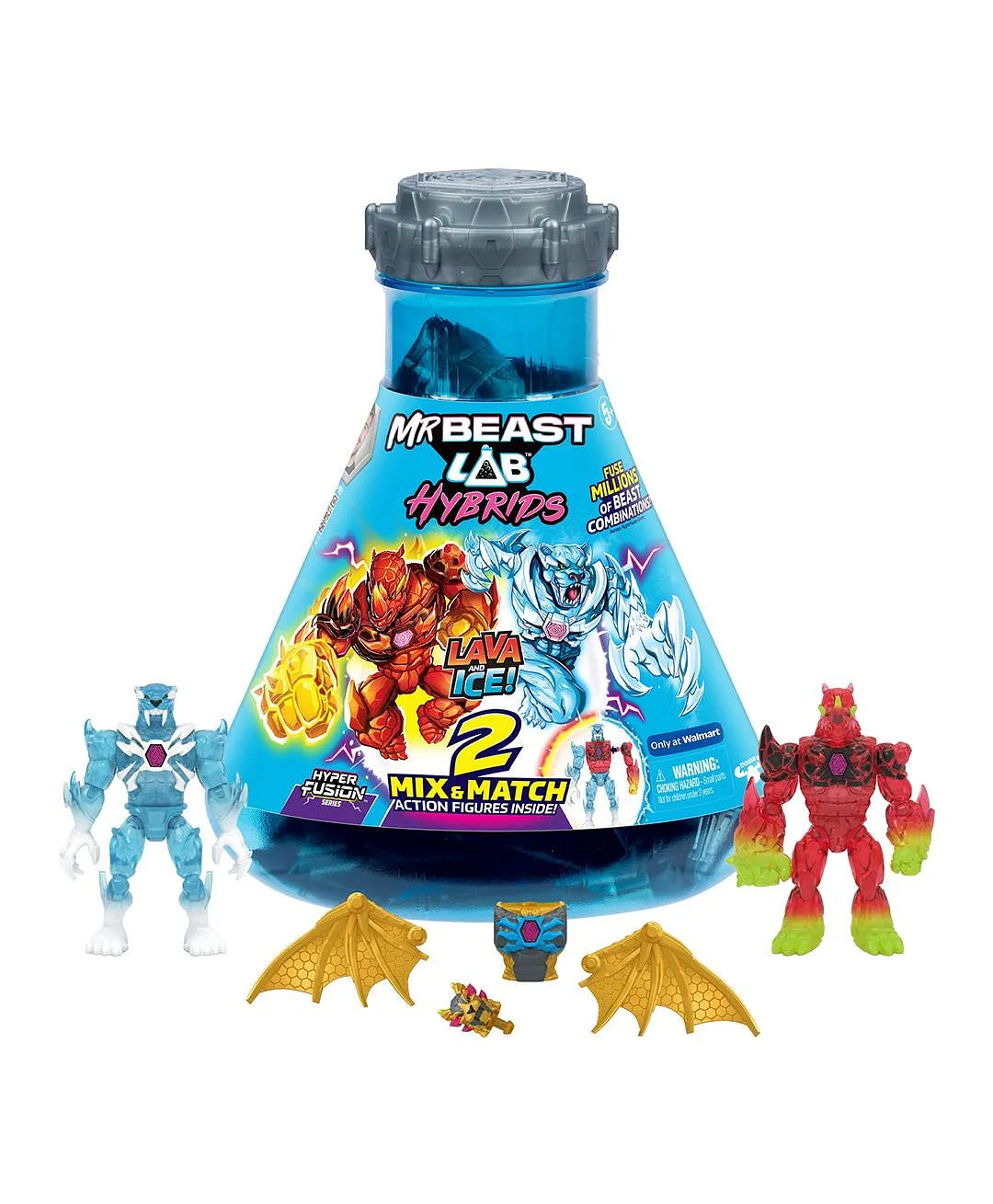 مستر بيست لاب مجسم هجين النار والجليد مجسمات الحيوانات MrBeast Lab