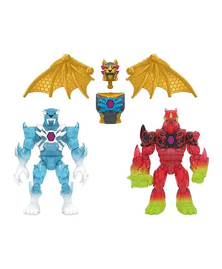 مستر بيست لاب مجسم هجين النار والجليد مجسمات الحيوانات MrBeast Lab