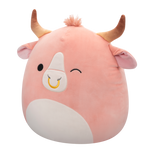 سكويش مالوز دمية قطنية الثور الخوخي 40سم الالعاب القطنية Squishmallows