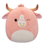 سكويش مالوز دمية قطنية الثور الخوخي 40سم الالعاب القطنية Squishmallows