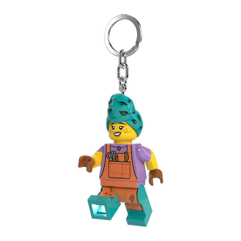 ليجو سلسلة مفاتيح مجسم فتاة السيراميك مكعبات التركيب LEGO
