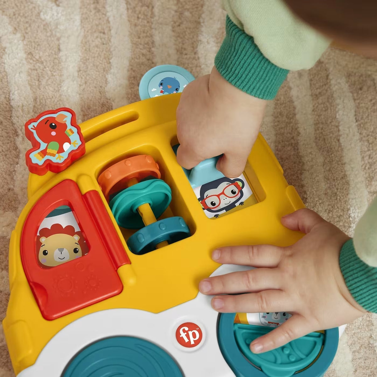 فيشر برايس سيارة اكتشاف أصدقاء الحيوانات مواليد تفاعلي Fisher-Price