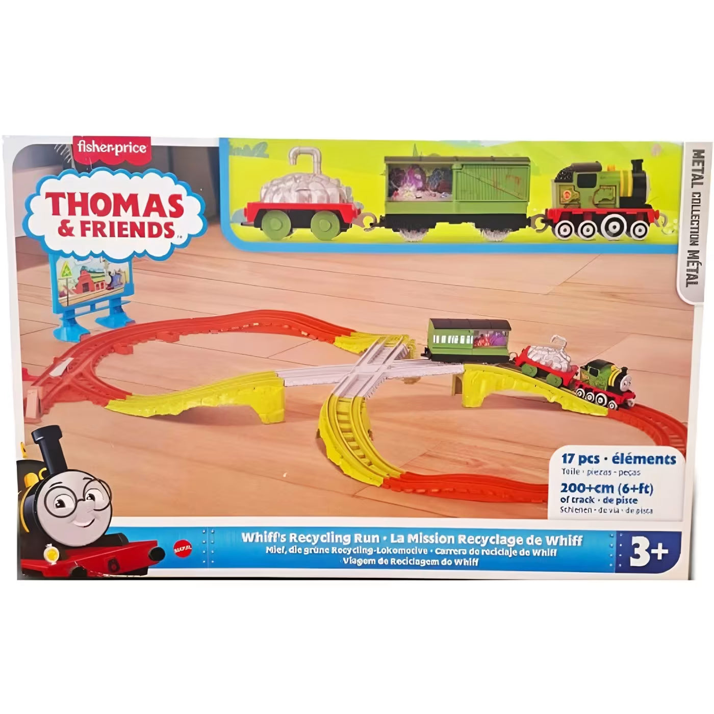 توماس قطار مسار ألعاب سباق إعادة التدوير مركبات مع مسار Thomas and Friends